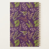 Feuilles botaniques : un dos violet époustouflant (Dos)