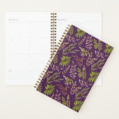 Feuilles botaniques : un dos violet époustouflant (Devant avec enveloppe)