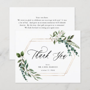 Feuilles budgétaires et Merci d'or Eucalyptus