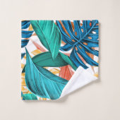 Feuilles colorées (Gant de toilette)