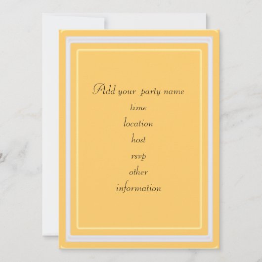 feuilles colorées d'automne invitation vierge (Devant)