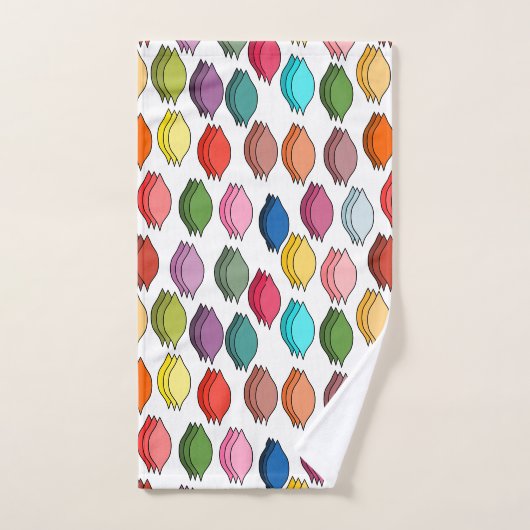 Feuilles colorés (Serviette à main)