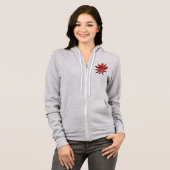 Feuilles criminels | Veste à capuche +Canvas (Devant entier)