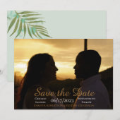 Feuilles d'aquarelle 02 Enregistrer la carte de da (Devant / Derrière)