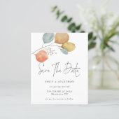 Feuilles D'Aquarelle À La Mode Budget Enregistrer (Debout devant)