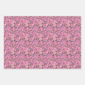 Feuilles d'aquarelle motif de Bourgogne (Devant 3)