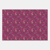 Feuilles d'aquarelle motif de Bourgogne (Devant 2)