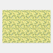 Feuilles d'aquarelle motif de Bourgogne (Devant)