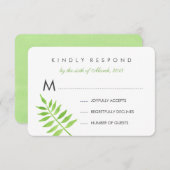 Feuilles d'aquarelle RSVP (Devant / Derrière)