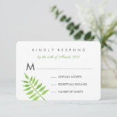 Feuilles d'aquarelle RSVP (Debout devant)