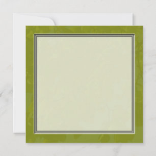 Feuilles d'arbre vert printemps invitations vierge