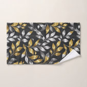 Feuilles d'argent et d'or (Serviette à main)