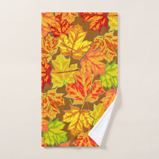 Feuilles d'automne (Serviette à main)