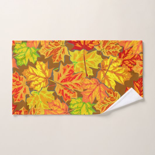 Feuilles d'automne (Serviette à main)