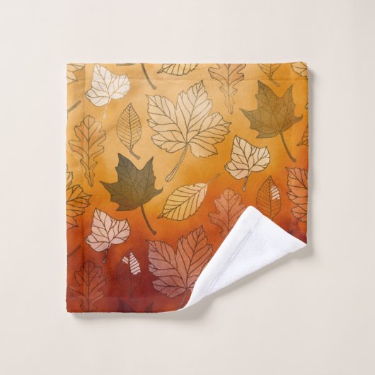 Feuilles d'automne (Gant de toilette)