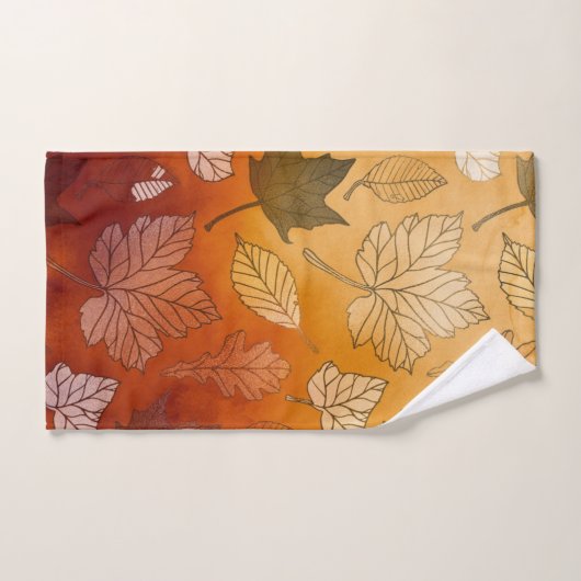 Feuilles d'automne (Serviette à main)