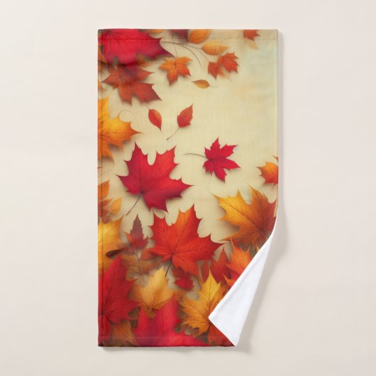 Feuilles d'automne (Serviette à main)