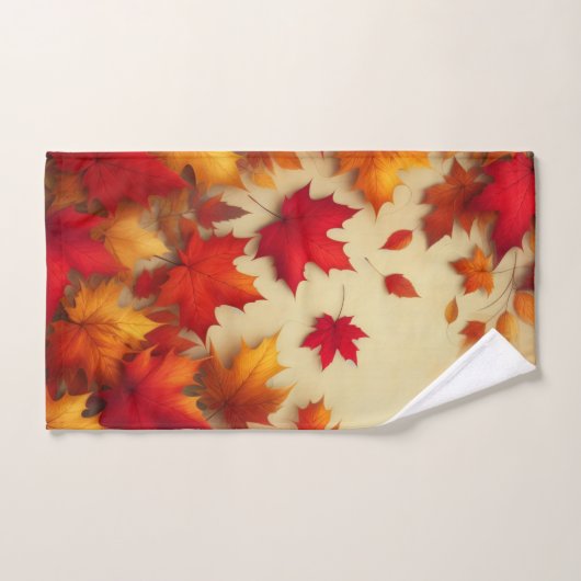 Feuilles d'automne (Serviette à main)