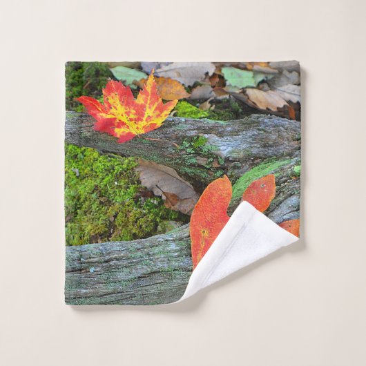 Feuilles d'automne (Gant de toilette)
