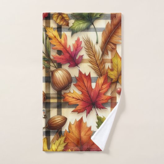 Feuilles d'automne (Serviette à main)