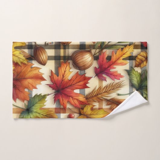 Feuilles d'automne (Serviette à main)
