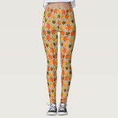 Feuilles d'automne 1 Options d'image Leggings (Devant)