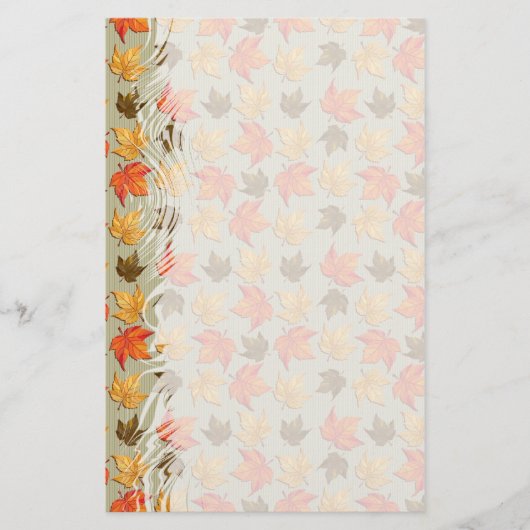 Feuilles d'automne 1 Papeterie (Devant)