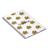 Feuilles d'automne aquarelle Carnet photo spirale (Côté Droit)