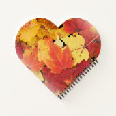 Feuilles d'automne Carnet spiral (Dos)