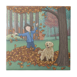 Feuilles d'automne Carreaux céramiques