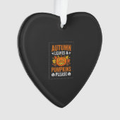 Feuilles d'automne Citrouille Halloween Design (devant)