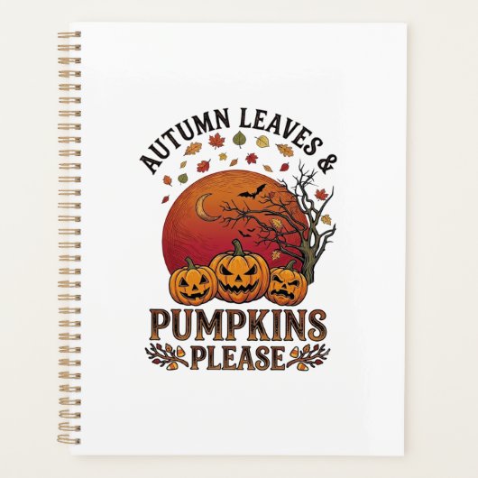 Feuilles d'Automne Citrouilles S'il Vous Plaît Hal (Devant)