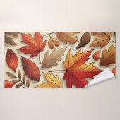 feuilles d'automne classiques (Serviette de bain)