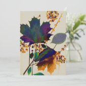 Feuilles d'automne Colonnes royales Carte de remer (Debout devant)