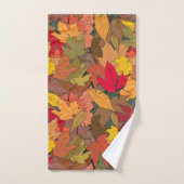Feuilles d'automne colorées (Serviette à main)