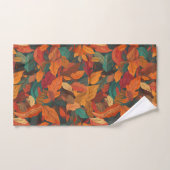 Feuilles d'automne colorées (Serviette à main)