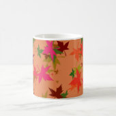 Feuilles d'automne colorées design café tasse (Centre)