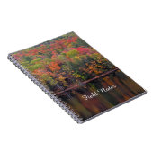 Feuilles d'automne Couleur de chute Scène Carnet s (Côté Droit)