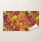 Feuilles d'automne Couleurs d'automne Invité Perso (Serviette à main)