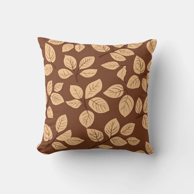 Feuilles d'automne Coussin décoratif (Recto)