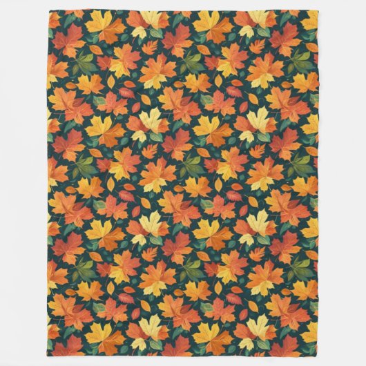 Feuilles d'automne Couverture Motif transparente (Devant)