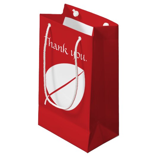 Feuilles d'automne dans le sac cadeau Cherry (Devant Angle)