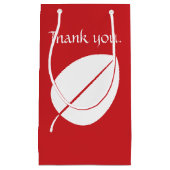 Feuilles d'automne dans le sac cadeau Cherry (Devant)