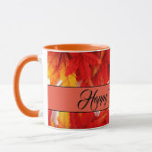 Feuilles d'automne de la Mug classique café (Gauche)