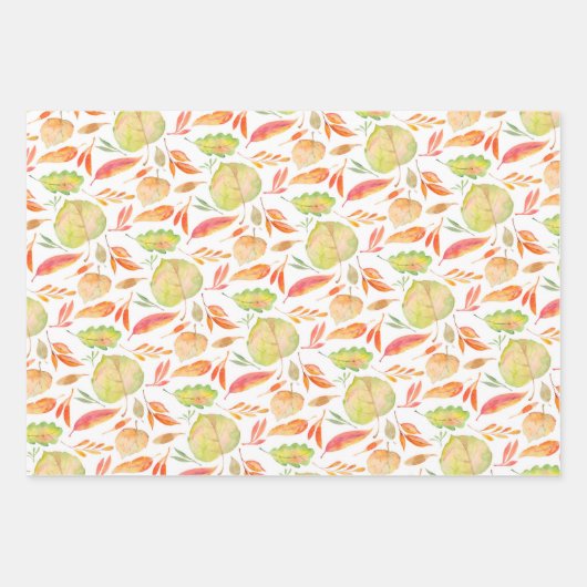 Feuilles d'automne de l'aquarelle (Devant 3)