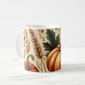 Feuilles d'automne de l'aquarelle de la Mug citrou (Devant gauche)