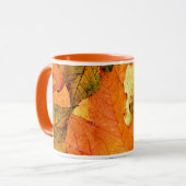 Feuilles D'Automne Décorées De Mug Pour Boissons C (Devant gauche)