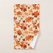 Feuilles d'automne - Élégance automne douce (Serviette à main)