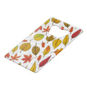 Feuilles d'automne en blanc (Devant Angle)
