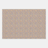 Feuilles d'automne en bleu et ocre (Devant 3)